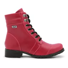 Bota Coturno Femininas Cano Curto Montaria Motoqueira 