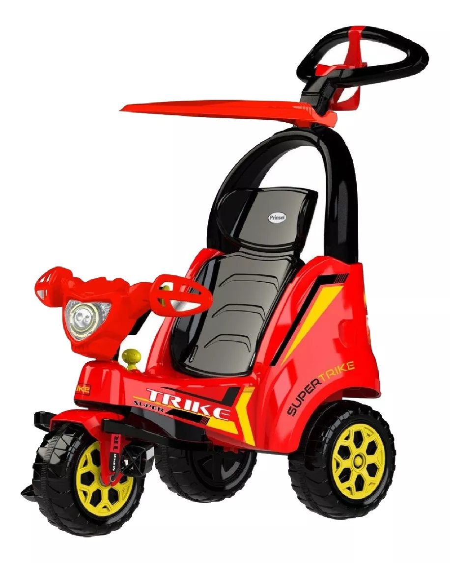Triciclo Multifuncional Prinsel Super Trike Rojo