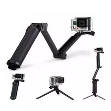 Bastão Monopod Selfie + Tripe 3-way Gopro Hero