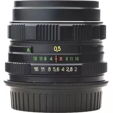 Objetiva Zenit Helios 58mm 44m Com Encaixe Canon