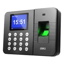 Reloj Control Asistencia Marca Huellas 2.4' Digital Deli Usb