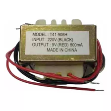 Transformador 9v 0.5 A X10 Unidades