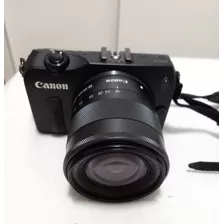 Canon Eos-m Mirrorless Digital + Flash