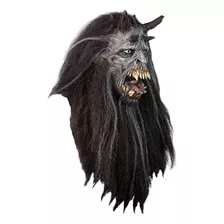 Máscara Para Halloween Wendigo Látex Horror Color Negro