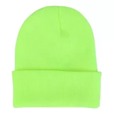 Gorro Beanie Adulto De Lana Con Doblez 