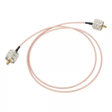 Cable Puente Coaxial De Baja Pérdida Pl259, Estable Y Fácil