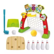 Set Deportivo 4 En 1 Futbol Basket Winfun Luces Y Sonidos