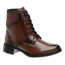 Bota Feminina Coturno Cano Curto Elegance