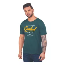 Playera Hombre Casual Verde 910-39