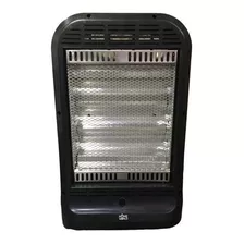 Estufa Infrarroja Fija De 3 Velas 600/1200w Home World Negro