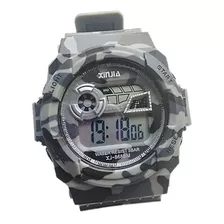 Reloj Para Hombre Deportivo Camuflado Verde 