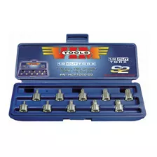 Tubos Torx Encastre ¼ Extra Cortos T10 A T50 Vim