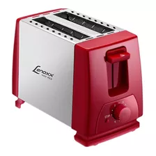 Torradeira Lenoxx Ptr203 Inox Red Fast Vermelha/inox 127v