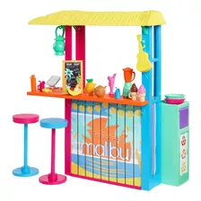 Playset Barbie Malibu Quiosque Na Praia - Mattel Gyg23