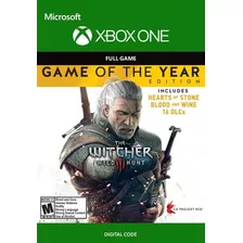 The Witcher 3 Wild Hunt Goty Xbox One Codigo 25 Digitos 