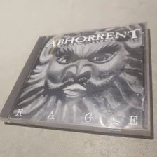 Cd Abhorrent Rage Original Nacional Raríssimo Usado