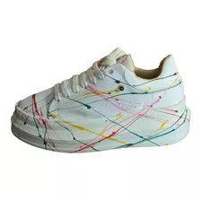 Tenis Dama Andy 9750 Plataforma Chunky Casuales Sneakers