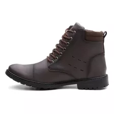 Bota Coturno Masculina Cadarço Zíper 350