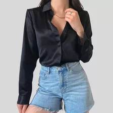 Camisa Seda Mujer