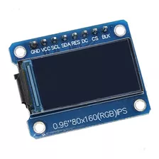 Pantalla Full Color Tft De 0,96 Spi, St7735 Ic 80x160