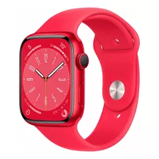Apple Watch Series 8 45 Mm Red Con Banda Deportiva M/l