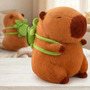Capivara Filó Pelúcia Gigante Antialérgica Bichinho De Pelúcia Macio Brinquedo Infantil E Adulto Decoração Quarto Presente Criativo Confortável Seguro Alta Qualidade Brasiliana Tech Marrom