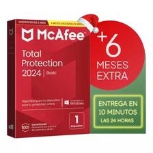 Antivirus Mcafee Total Protection Original - 1 Pc, 2 Años