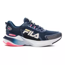 Zapatillas Fila Heating Mujer Running Azul Marino