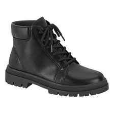 Bota Moleca Feminina Cano Curto Saltinho Coturno