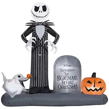 Jack Skellington Inflable 227161, Multicolor