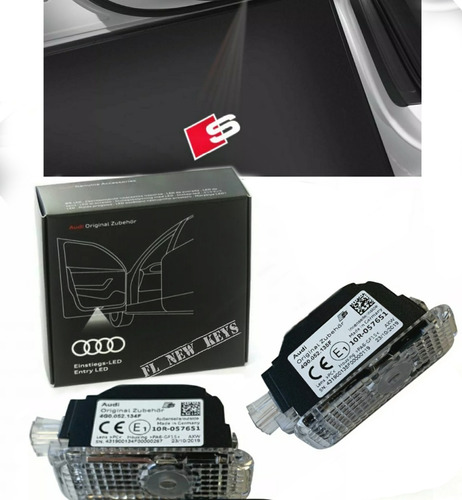 Par Led  De Cortesia Para Puerta Logo Audi S Originales  Foto 9