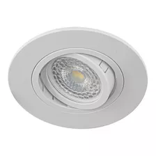 3x Spot Redondo Embutir Conecta P/mr16 Dl152dic Bella St2750 Cor Branco 110v/220v