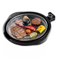 Churrasqueira Elétrica Preta Smart Grill G-04 Mondial 110v