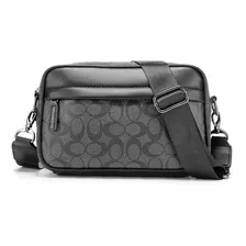 Bandolera De Cuero De Los Hombres Crossbody Bolso De Hombro