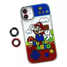 Case Para iPhone Mario Bros + P. Cámara 11 - 14 Pro Max