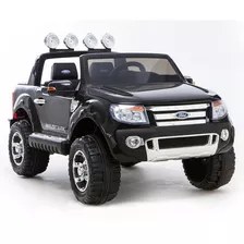 Camioneta A Bateria Para 2 Niños Ford Ranger Offroad 4x4 Xl Color Negro