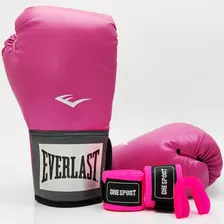 Everlast Pro Style Training Luva + Bucal + Bandagem - Kit