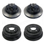 4 Discos Para Dodge Ram 1500 1998 1999 5.2 Trw