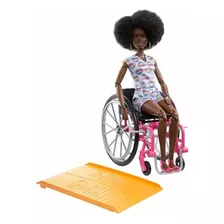 Boneca Barbie Cadeira De Rodas Articulada Fashion