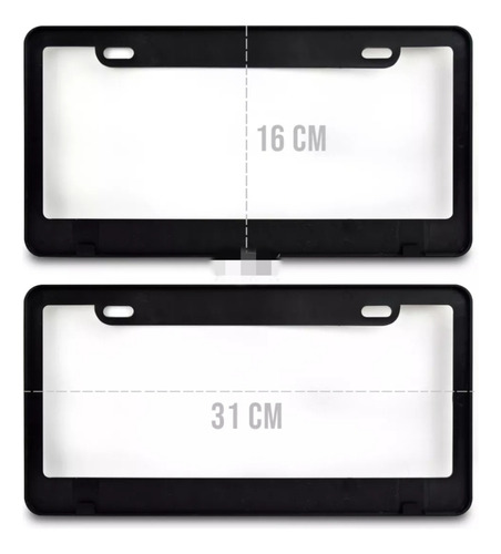 2 Piezas Porta Placas Renault Seat Mitsubishi Hyundai Toyota Foto 3