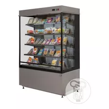 Exhibidora Refrigerada Open Cooler Auto Servicio 120 Cm