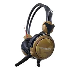 Headset Gamer P3 F-5 Tecdrive - Camuflado Cinza