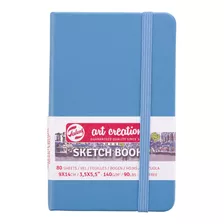 Sketchbook Dibujo Pasta De Color 80h 140g 9x14cm Color Azul