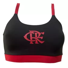 Top Flamengo Feminino Rubro Negro - Paixão E Conforto
