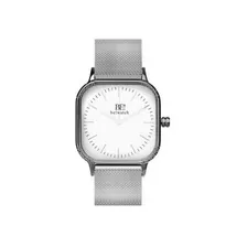 Relógio Bewatch Minimalista Prata 40mm Steel Light