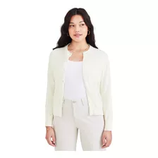 Sweater Mujer Cardigan Regular Fit Blanco Dockers A6452-0003