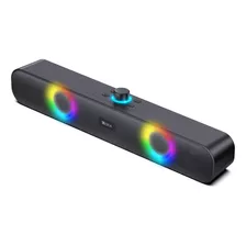 Bocina Inalambrica 1hora Barra De Sonido Rgb Bt Usb Boc241