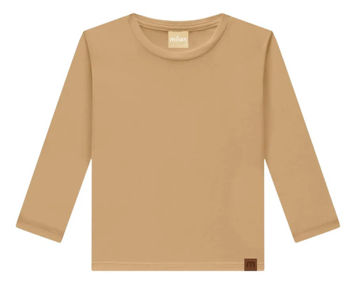 Camiseta Milon Manga Longa Menino 4/8 Camurça 6