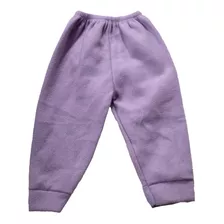 Pantalón De Tela Micro Polar Con Puño Bebes