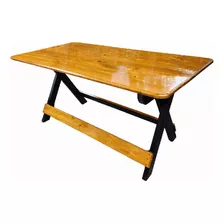 Mesa Plegable De Madera Uso Rudo La Mejor Calidad(solo Mesa)